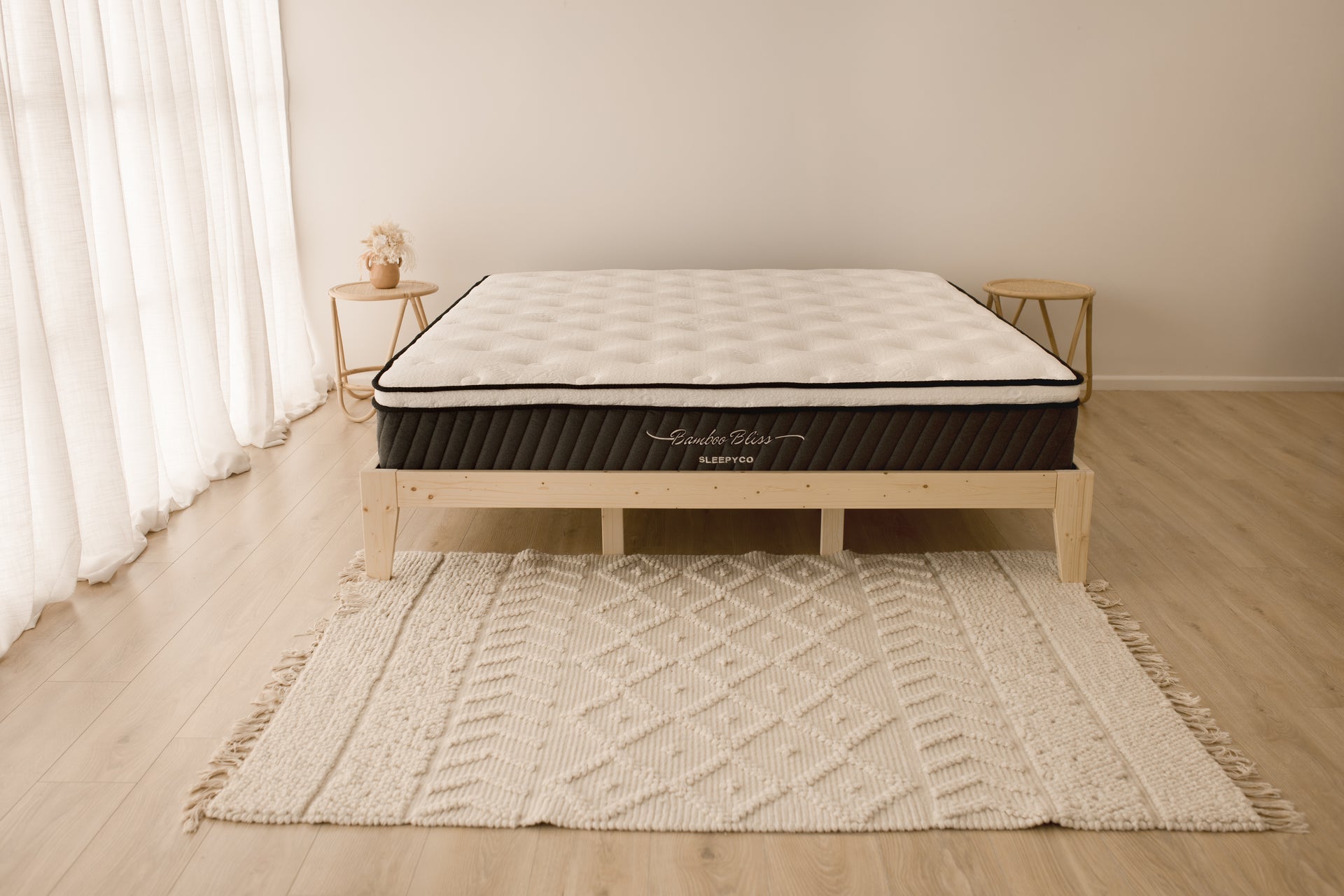 California King Bed Euro Top