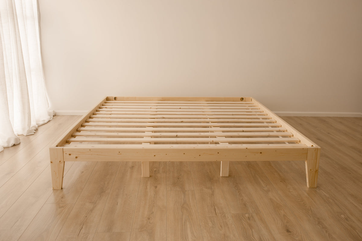 Wooden Bed Euro Top