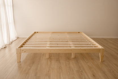 Wooden Bed Euro Top